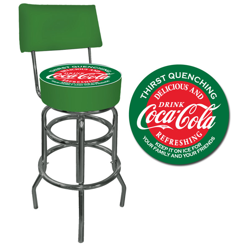Swivel Upholstered Counter Stool