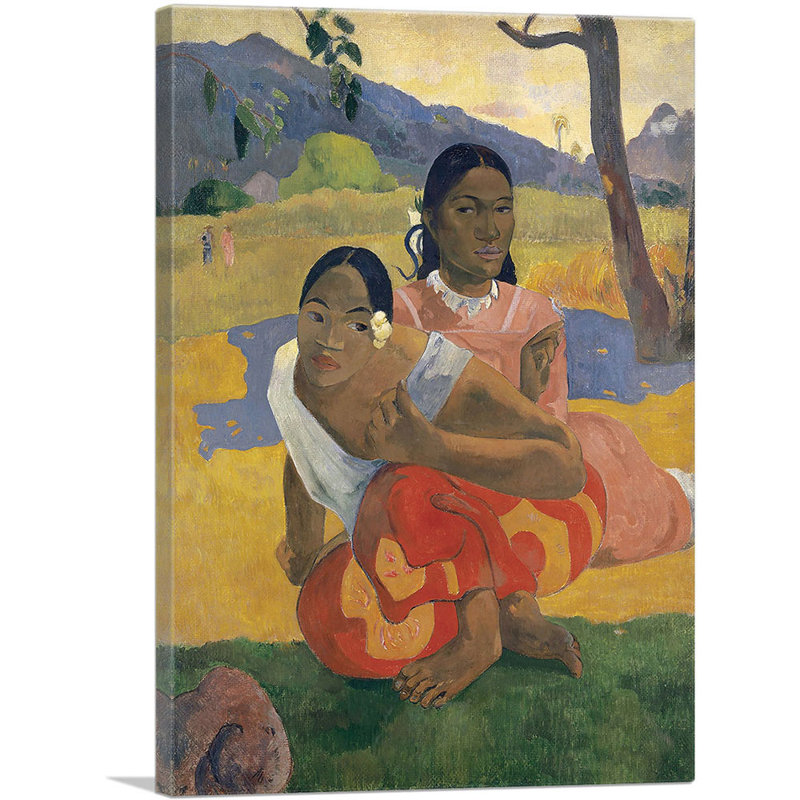 «When Will You Marry» 1892 - reproduction d'art, H 18 po x l 12 po x 1,5 po
