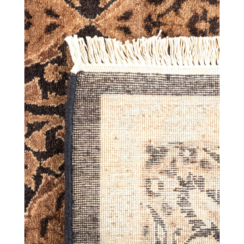 Classic One-of-a-Kind 3' 10" X 4' 2" Hand Knotted Area Rug