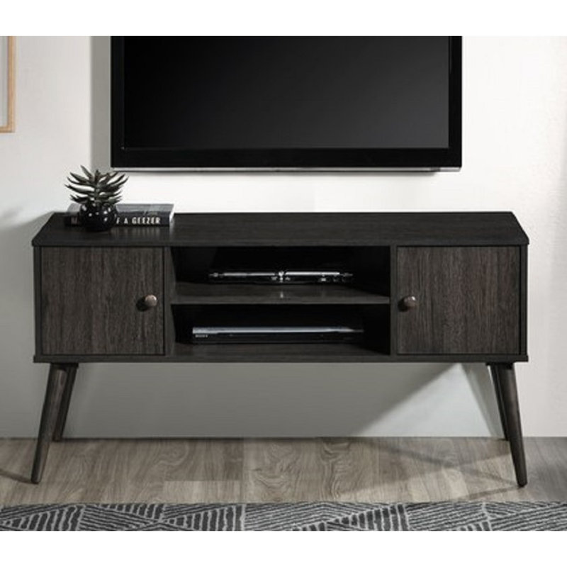 Meuble télé Mid-Century 47 po, Espresso