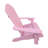 Outdoor Or Indoor Wood  Adirondack Chair,Pink-1712667717