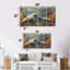 Jouant des phoques dans un paysage de corail I - Art mural - Ensemble de décoration murale-946671964