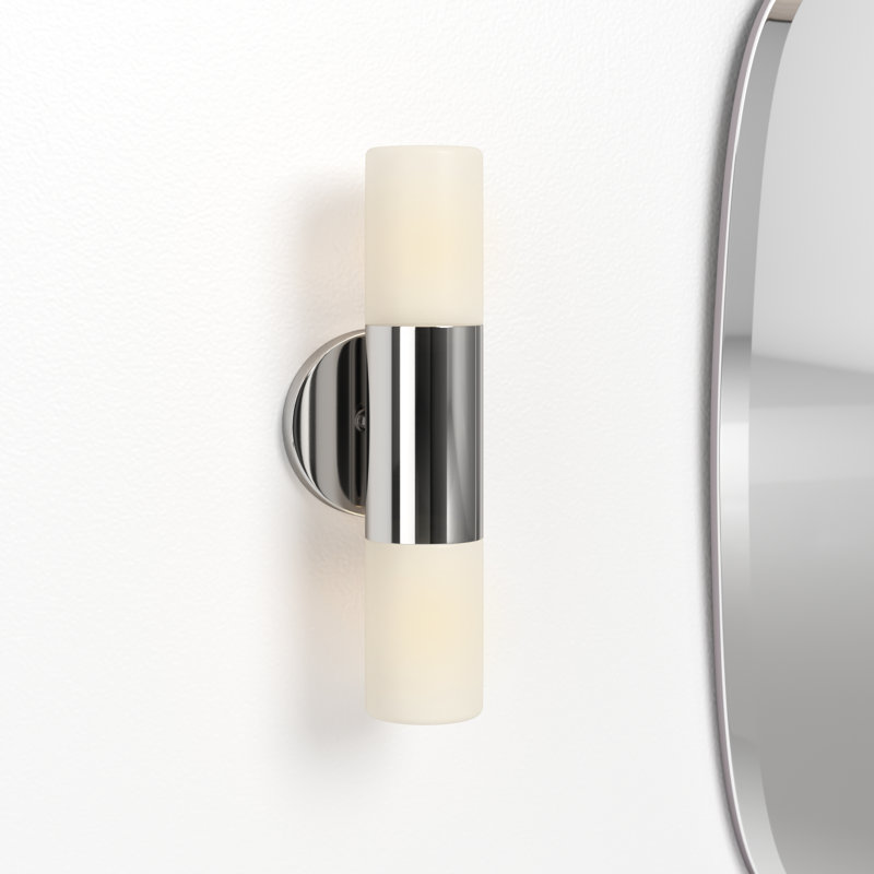 Otto Armed Sconce, Polished Nickel