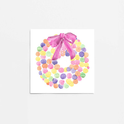 Motif de couronne arc-en-ciel