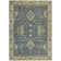 Machine Washable Indoor/Outdoor Xhevrie Blue Rug