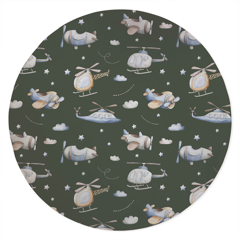 Tapis de jeu pour enfants Kamakasleep, Rond 5 pi