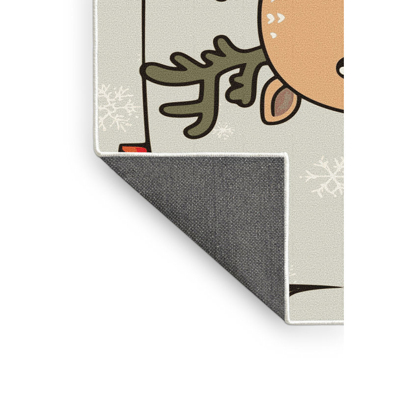 Tapis vacances de Noël The Holiday Aisle®, Tapis de couloir 2 pi x 4 pi