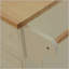 Îlot de cuisine et chariot de cuisine, îlot de cuisine mobile, plateau en bois d'hévéa, grande tablette ajustable à l'intérieur de l'armoire pour différents ustensiles, design luxueux convenant à une fête sur un autre site.