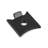 Single Stud for Raised Black Bookcase Strip Door Accessory