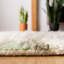 Tapis vert / ivoire en laine / viscose Dolphus-1939053162