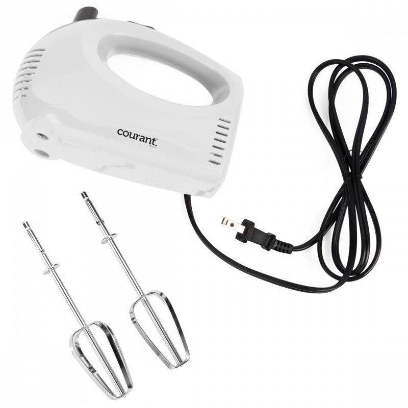 Courant 5 Speed Hand Mixer, White