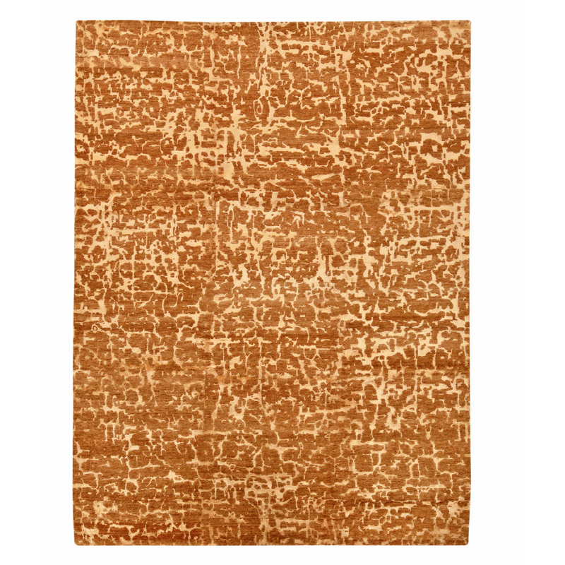 Tapis rectangulaire noué à la main