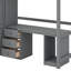 Lit mezzanine avec garde-robe, bureau et tiroirs de rangement-718657197-718657196