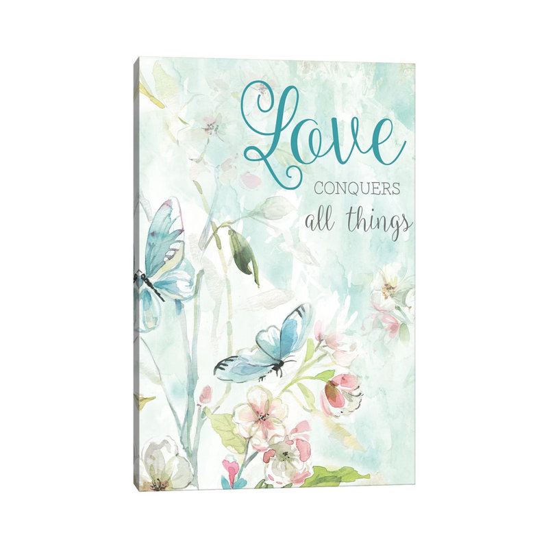 Love Conquers by Carol Robinson - Print on Canvas, Wrapped Canvas, 66.04 cm H x 45.72 cm W x 3.175 cm D