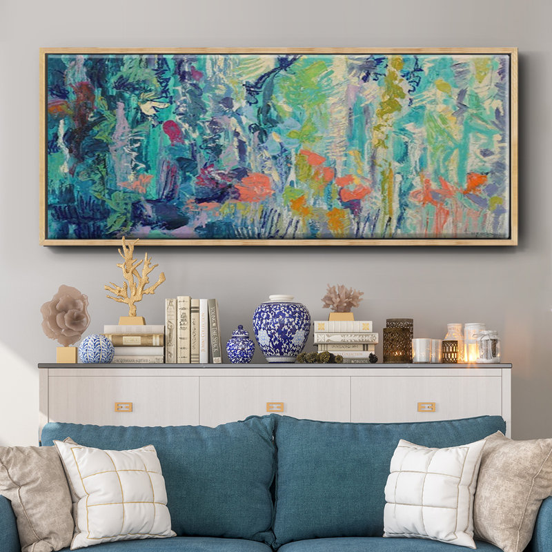 «Downpour Butterflies», toile encadrée, H 20 po x l 50 po