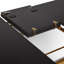 Casen Extendable Oval Metal Base Dining Table