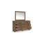 Commode et miroir Lumberton-131205520