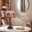 Lampe de table en verre coloré 18,5 "h Tiffany Lampe de table en verre coloré