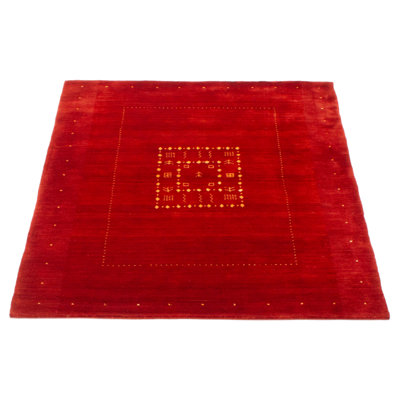 Tapis rouge Kashkuli Gabbeh 4 pi 8 po x 6 pi 6 po