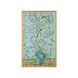 Philadelphia Panel-Green Birds Print