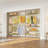 Timate F3 Expandable 6'7"-7'11" Wall Mounted Clothes Rack, Pipe Closet Garment Rack-1541636438