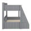 Lit superposé simple et double avec supports de rangement, éclairage à DEL et tiroir coulissant pratique-203010698