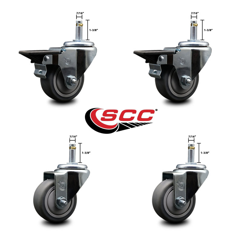 Grip Ring Stem Caster Set