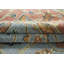 Tapis bleu en laine noué à la main 9 pi 11 po x 14 po Oushak-263472608