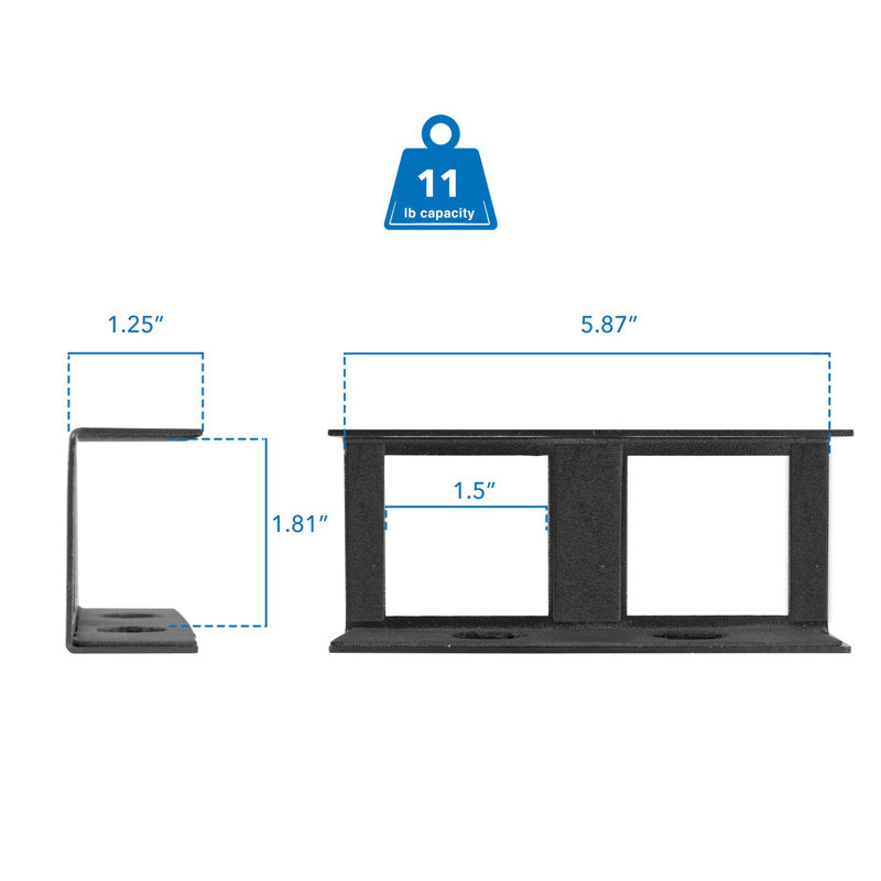 Mount-it Single Screen Keyboard Tray/Arm