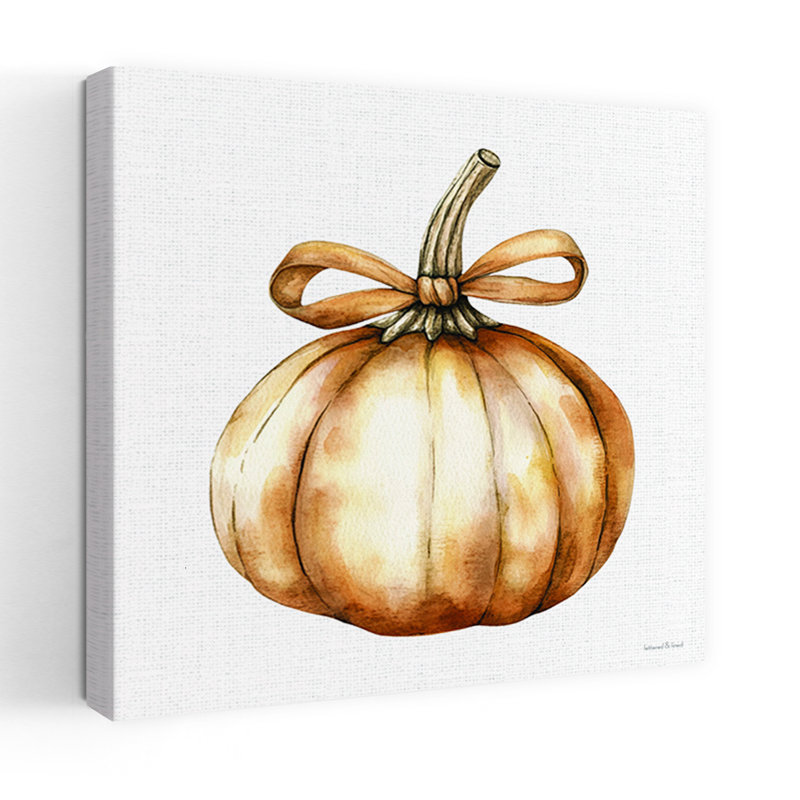 «Autumn Bows 2», art mural rustique abstrait d'automne, H 18 po x l 18 po