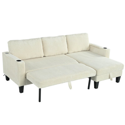 Reversible Sectional Sofa With Storage Chaise