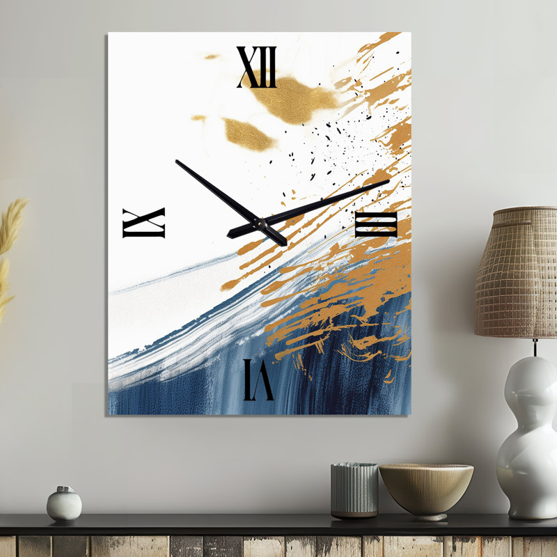Horloge murale abstraite V, Petit rectangle