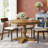 Solid Wood Round Dining Table-1417491898