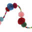Guirlande de perles de Noël multicolores 4,5 'Bohemian