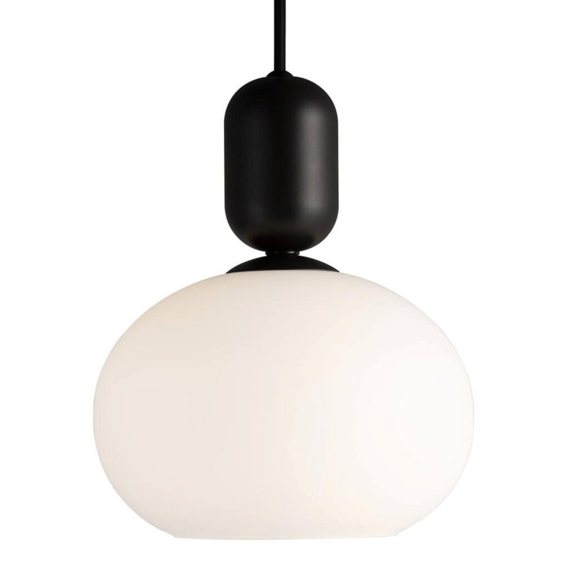 1 - Light Shaded Pendant, Black Mocha