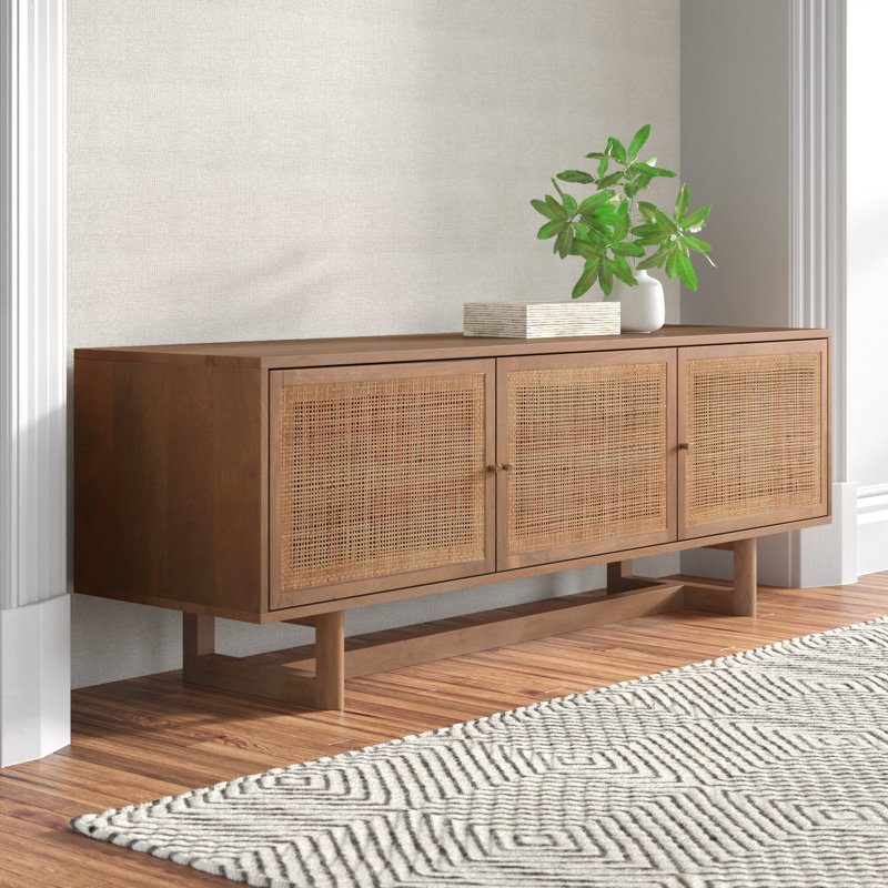 Cinna 65" Media Console, Medium Brown