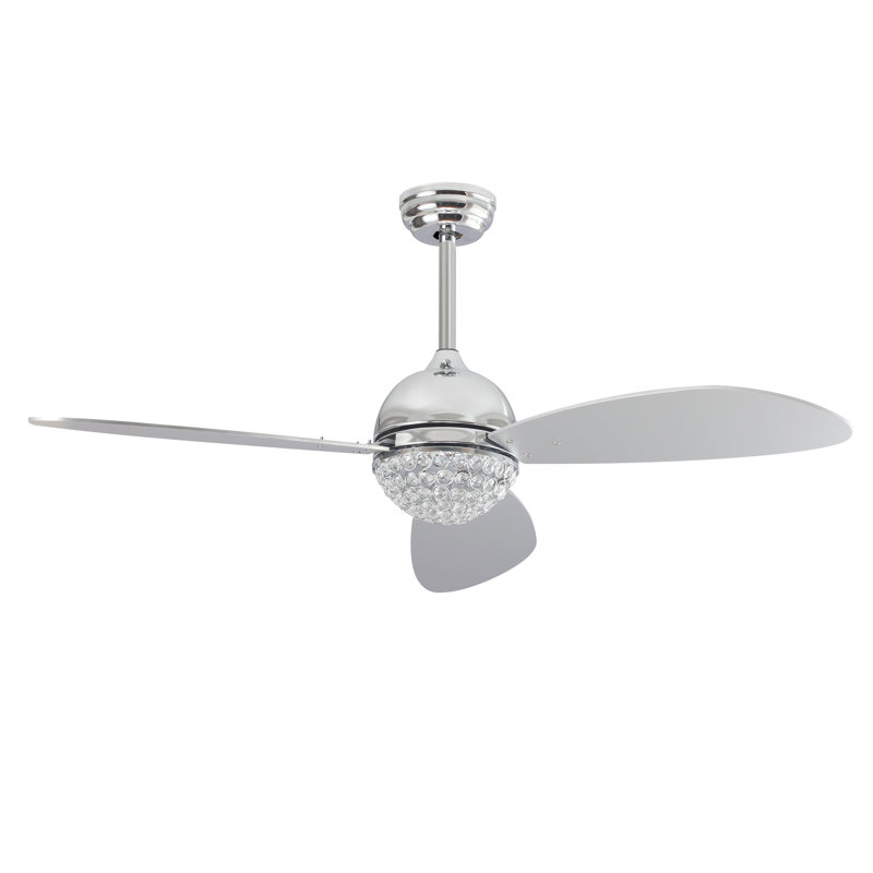 Coren Smart Ceiling Fan with Remote, Light Kit Included,Works with Google Assistant and Amazon Alexa,Siri Shortcut., 52" Wide