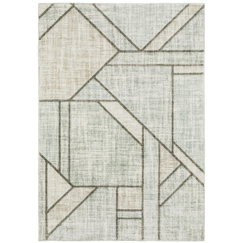 Geometric Rug, Rectangle 3'3" x 5'