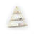 Solid Wood Triangle Wall Mounted Shelf - Rustic Hanging For Books Decor Made Of In Oak Color-121158846