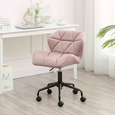 Chaise de bureau pivotante et capitonnée