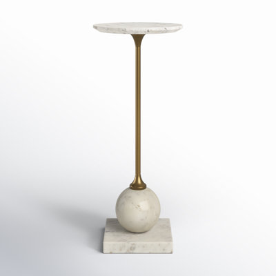Brunson Marble Top End Table