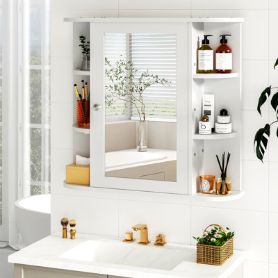 Armoire à pharmacie de salle de bain avec miroir