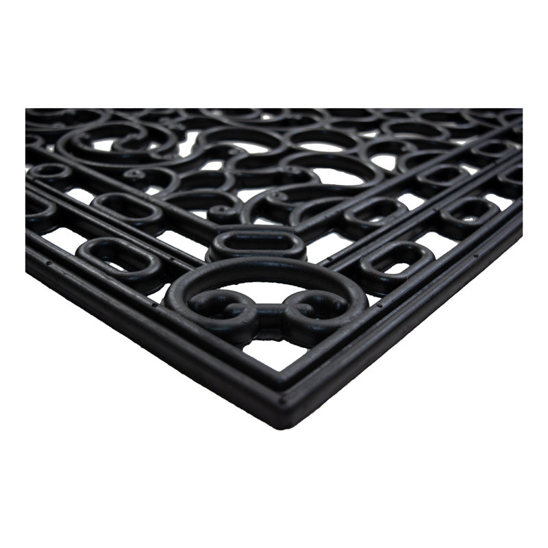 Sinderen Non-Slip Outdoor Doormat, Rectangle 2'6" x 4'