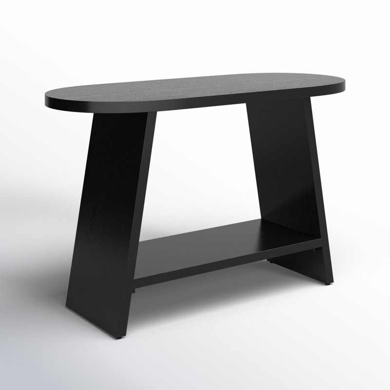 Mattelynn Wood Console Table, Black
