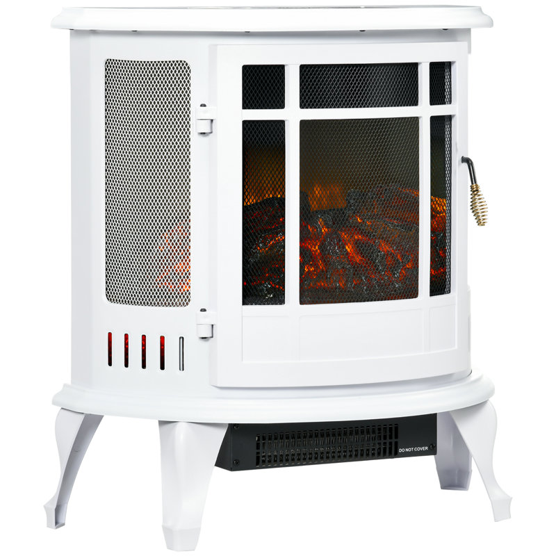 Anner 22'' W Electric Fireplace, White