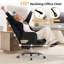 Fauteuil de bureau grand et grand, accoudoirs rabattables pour animaux de compagnie et assis en tailleur, fauteuil de jeu ergonomique pour ordinateur avec coussin lombaire-1867287278
