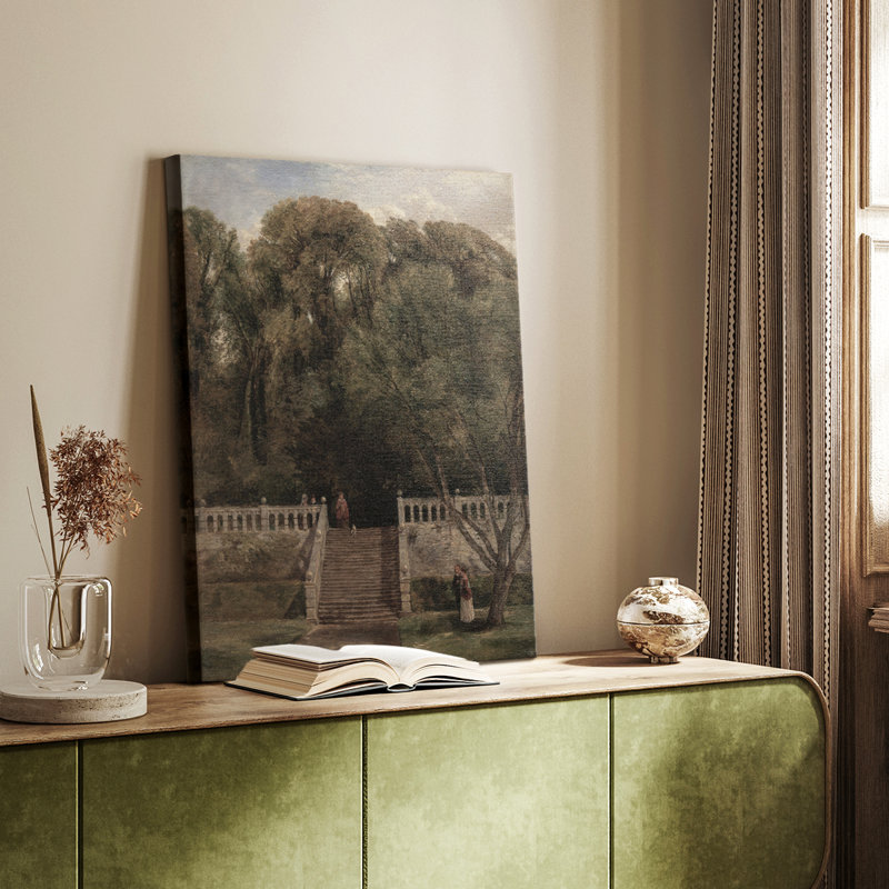 Paysage rétro Cxxxi - galerie sur mesure Cavas, H 27 po x l 18 po