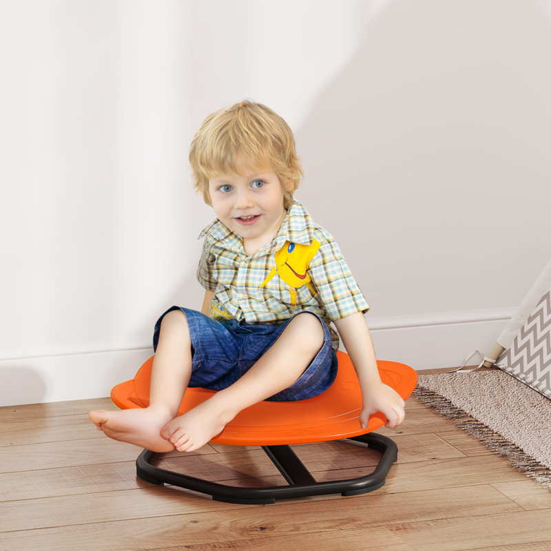 Children's Swivel Chair, Orange