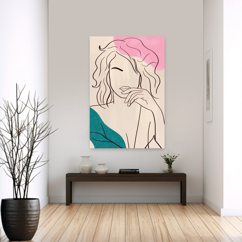 Art contemporain contemporain abstrait, H 60 po x l 40 po