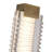 Alai 25-In Ribbed Glass LED Wall Vanity-103256156
